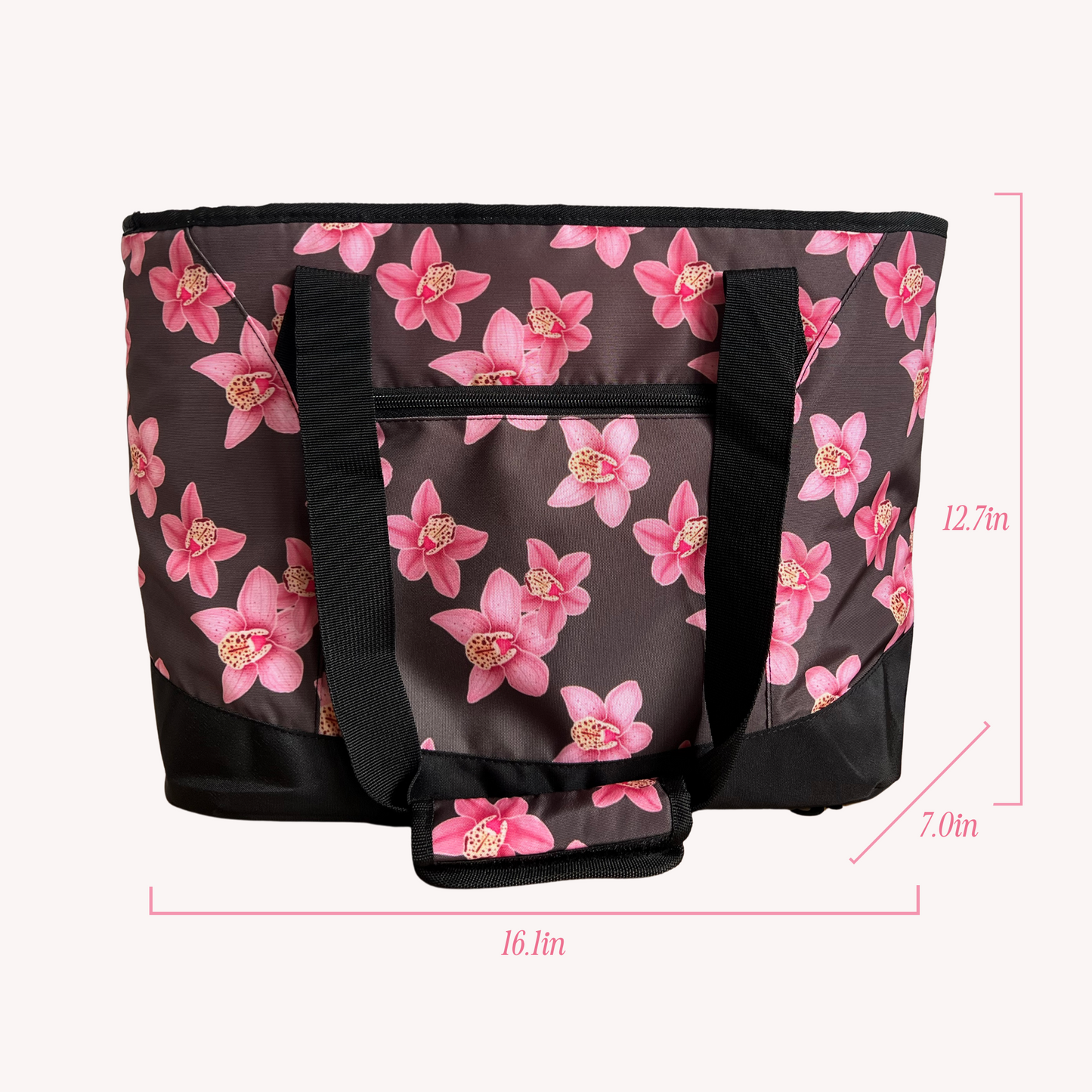 Orchid Cooler Tote (LARGE)