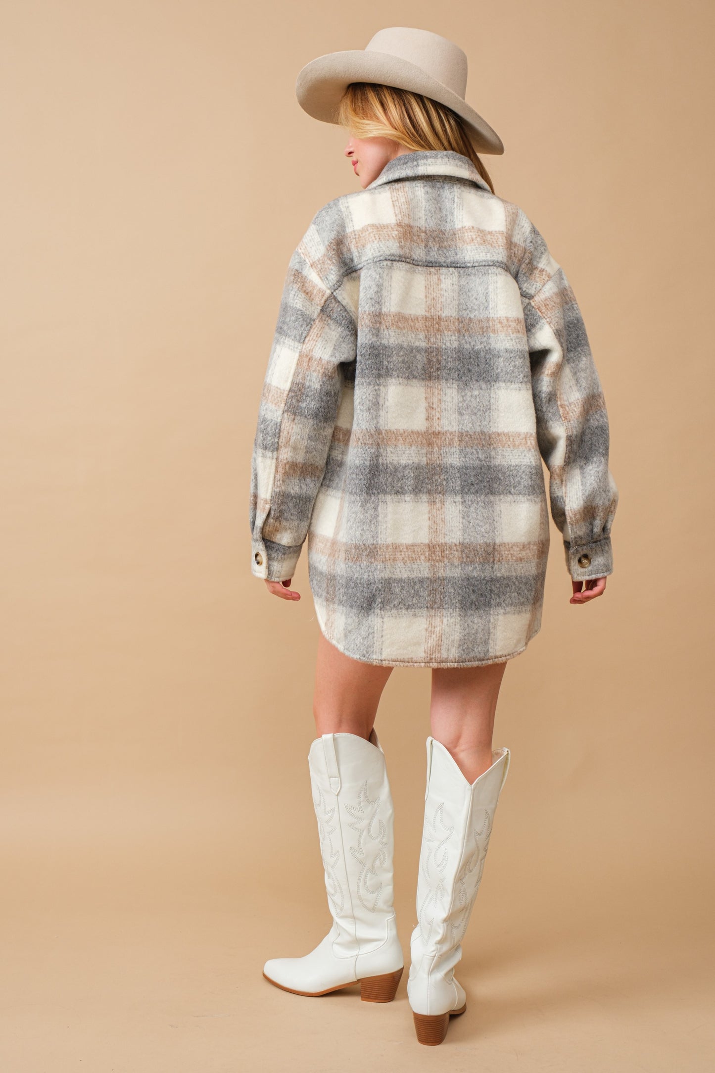 Oversized Paid Jacket